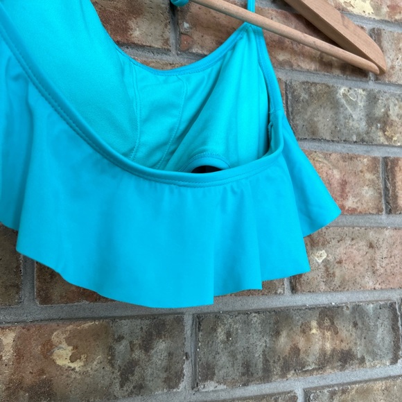 George Teal Bathing Suit Top - Picture 4 of 7